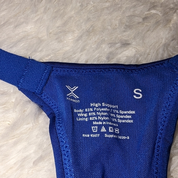 Nwt xersion high support racing blue train bra - Picture 9 of 15